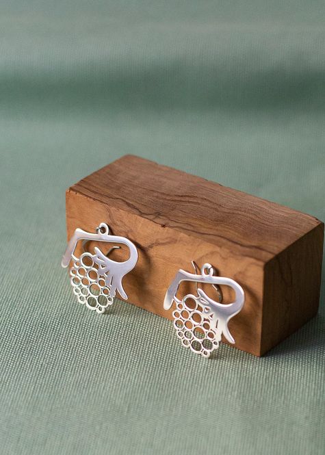 Hovedbilde Øredobber - Clusters, sølv