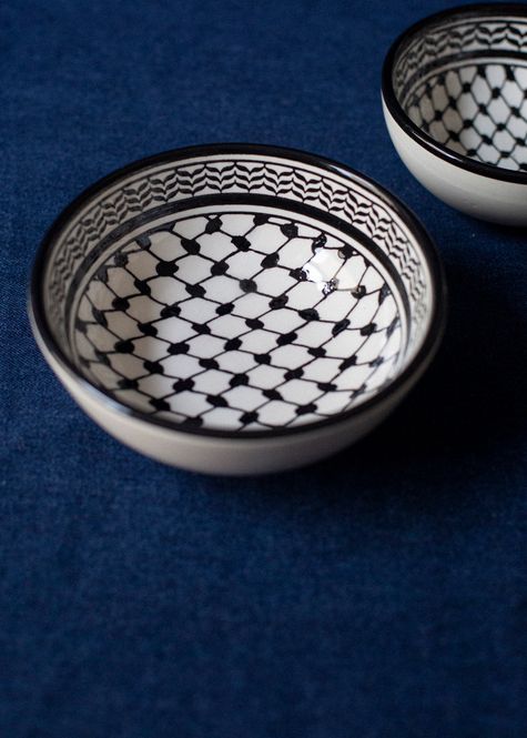 Hovedbilde Keramikkskål, keffiyeh 15 cm