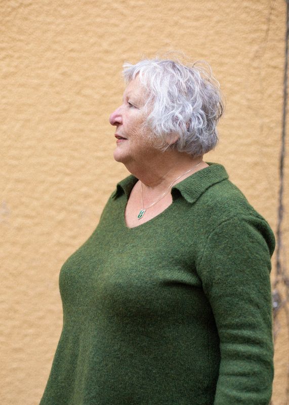 Halskjede - Embroidery sølv, grønn