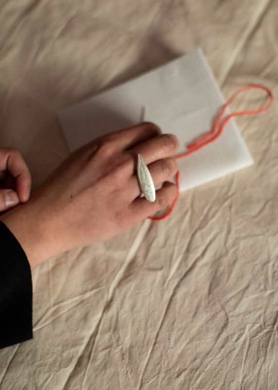 Ring - Olivenblad