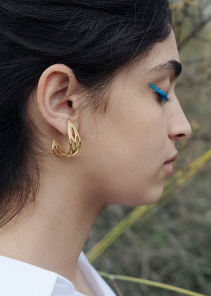 Hovedbilde Øredobber - Gold Cracks ...